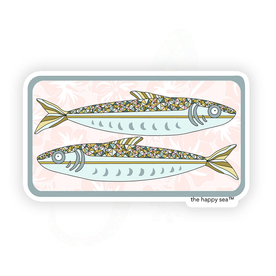 3.5" Sardine Summer Vinyl Sticker