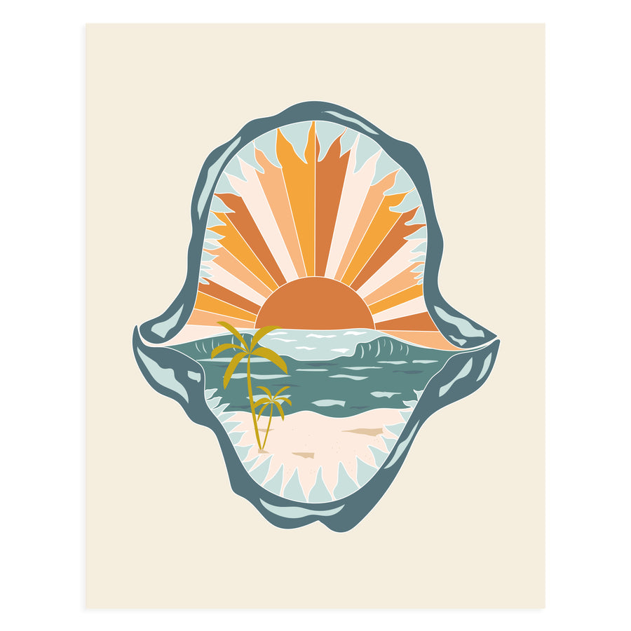 11x14 Shark Jaw Art Print