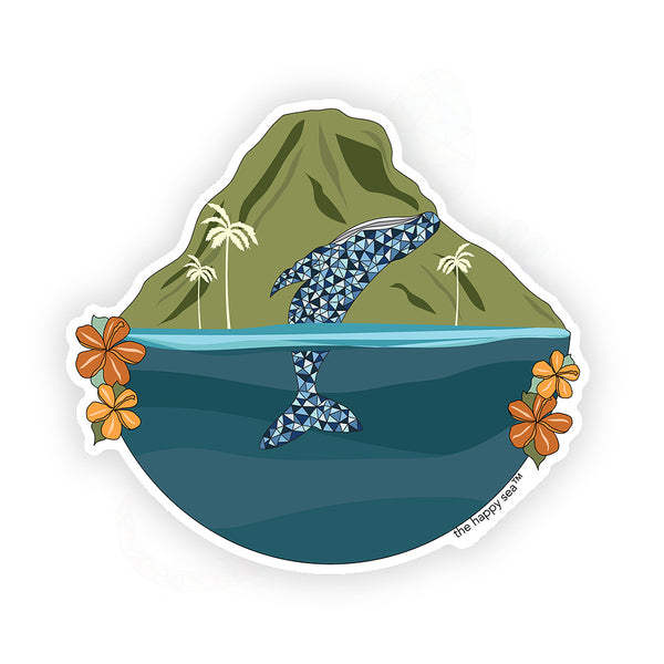 The Happy Sea UV Protected, Weather Resistant Vinyl Sticker