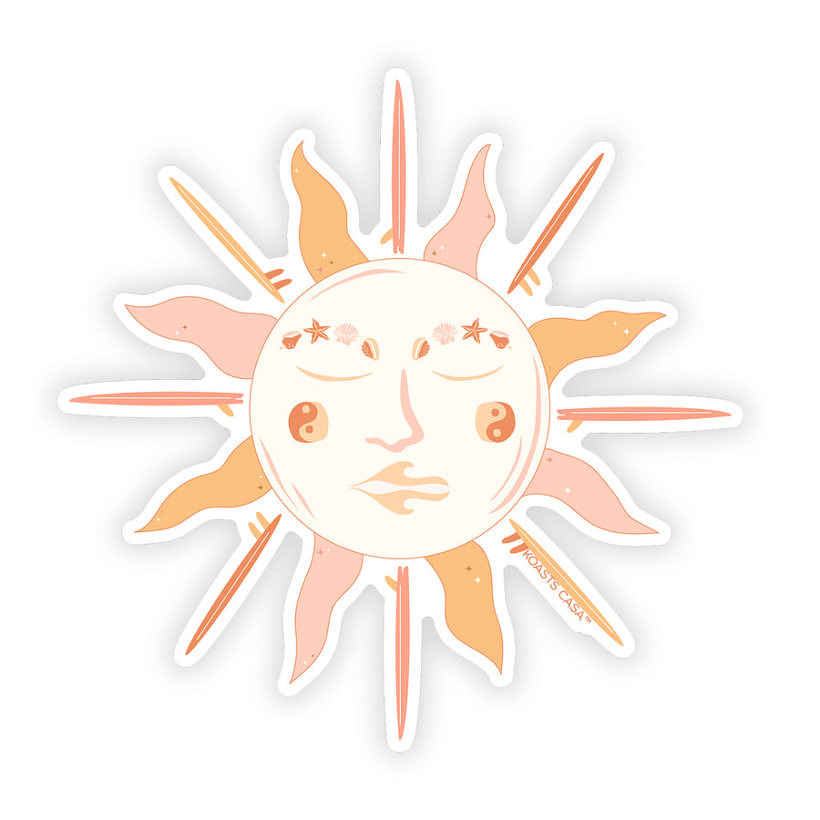3.5" Sun & Surf Vinyl Sticker