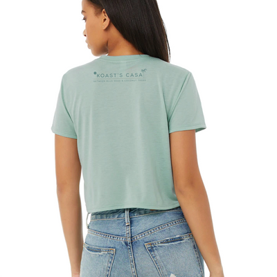 KOAST'S CASA BEACH PEACE CROP TOP