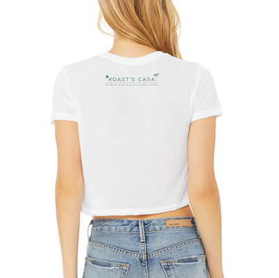 KOAST'S CASA COSTA FLOWERS CROP TOP