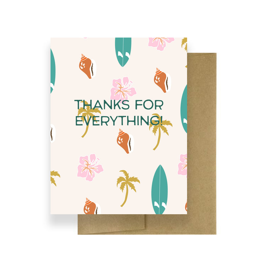 Thanks For Everything! | Thank You Card