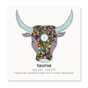 Taurus Zodiac Card