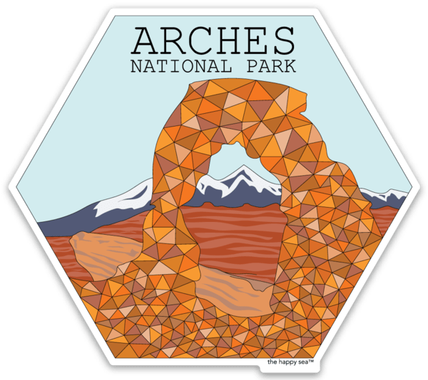 4" Arches National Park Vinyl Sticker