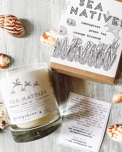S E A  N A T I V E S - Grumpshine X The Happy Sea Candle Collab