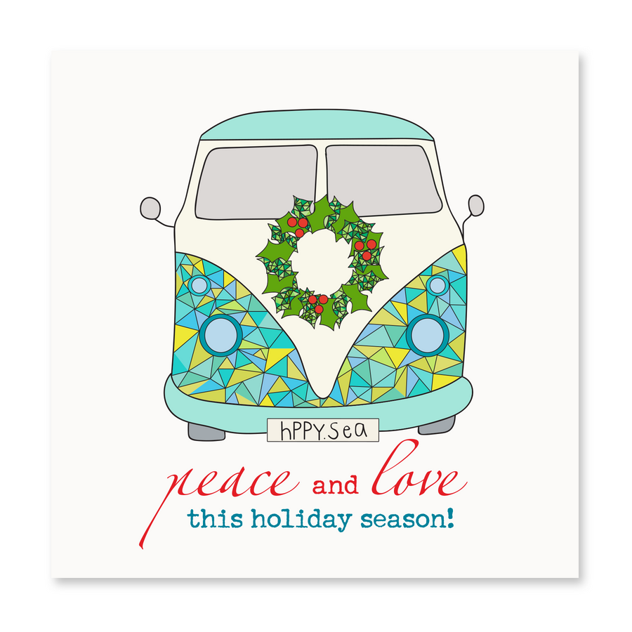 Peace and Love This Holiday Season! | Holiday Card