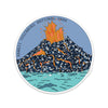 4" Hawaii Volcanoes  Vinyl Sticker