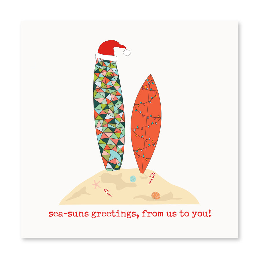 Sea-Suns Greetings, From Us To You! | Holiday Card