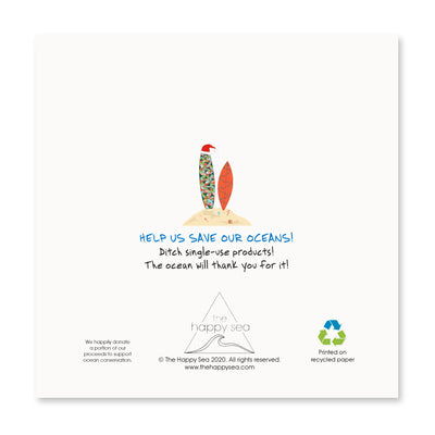 Set of 6- Sea-Suns Greetings, From Us To You!