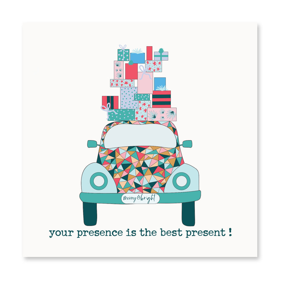 Your Presence Is The Best Present! | Holiday Card