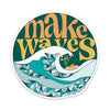 3.5" Make Waves Vinyl Sticker