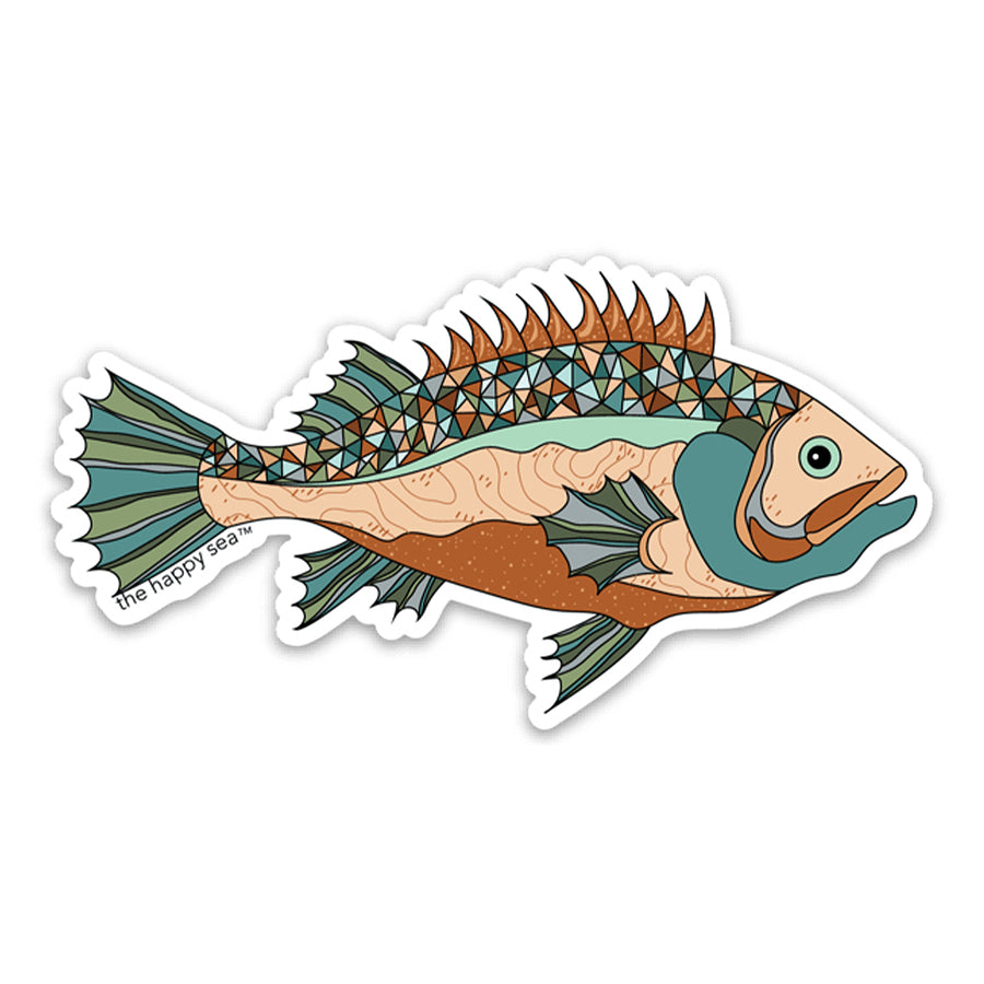 3" Fish Vinyl Sticker