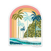 3" Tropic Rainbow Sticker