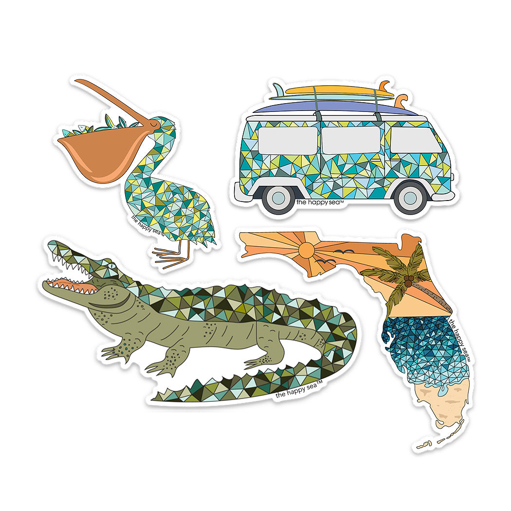 The Happy Sea - Sunny Florida Sticker Sets