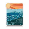 4" Blue Ridge Mountains Vinyl Sticker