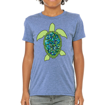 Youth Blue Turtle Tee