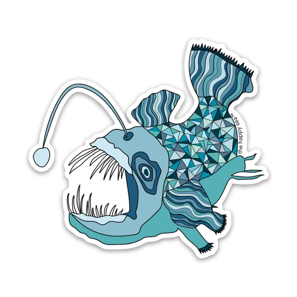 The Happy Sea UV Protected, Weather Resistant Vinyl Sticker