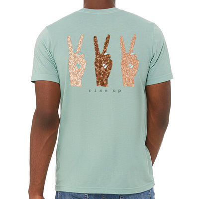 Unisex Dusty Blue Rise Up Tee