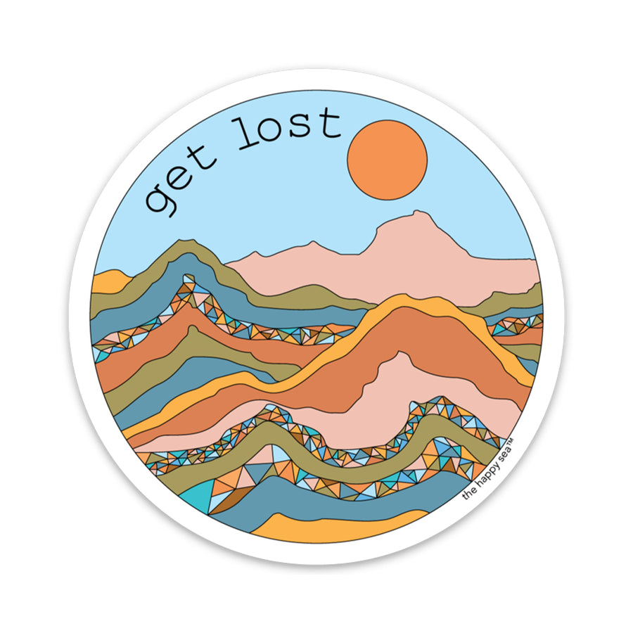 3.5" Get Lost Vinyl Sticker
