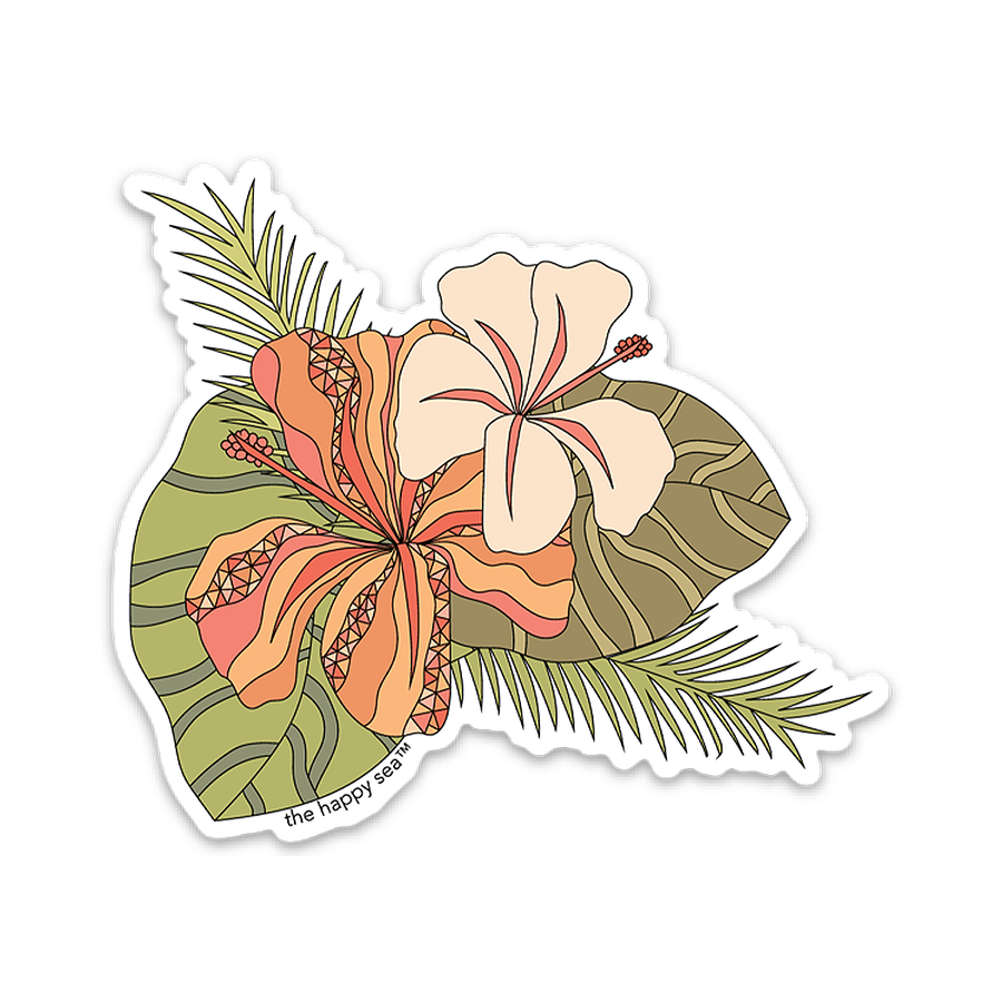 3.5" Into The Tropics Vinyl Sticker
