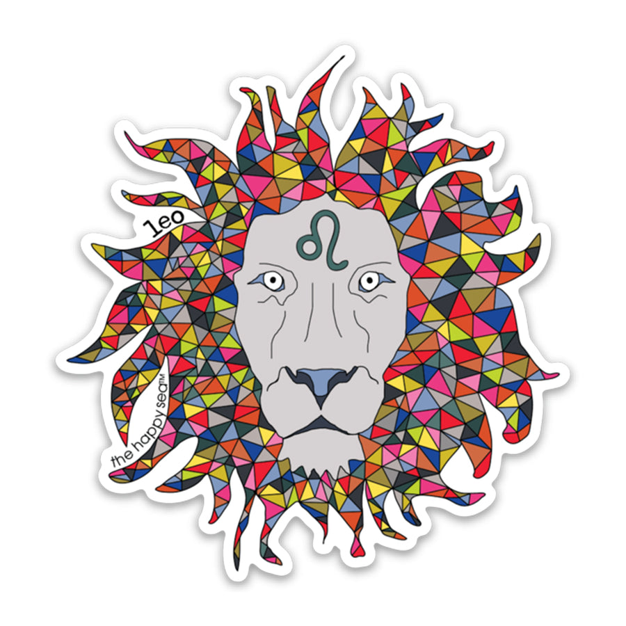 3.5" Leo Vinyl Sticker