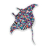 4" Mantaray Vinyl Sticker