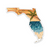 3.5" Sunny Florida Vinyl Sticker