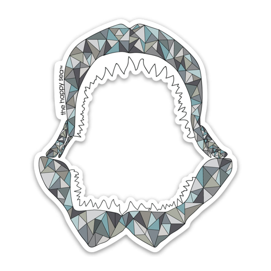 4" Shark Jaw Vinyl Sticker