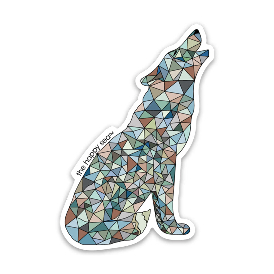 3" Wolf Vinyl Sticker